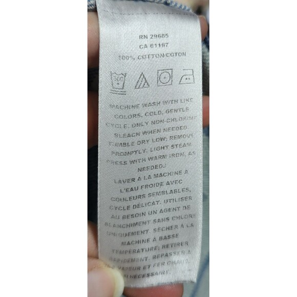 Pendleton Burnside Blue Plaid Flannel Button Front Shirt Men's SZ M FLAW - Picture 14 of 14